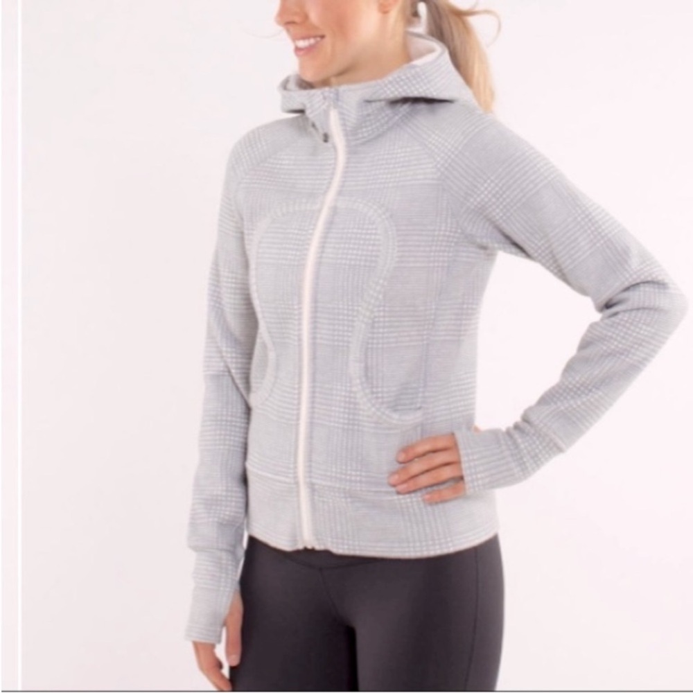 Lululemon Athletica Gray and Cream Jacket - Picture 2 of 13